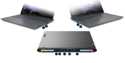 Lenovo Legion 7 16ACHg6 82N600Q3ED RYZEN 9/32GB/RTX 3080 16GB/16"WQXGA 165HZ /2TB NVME