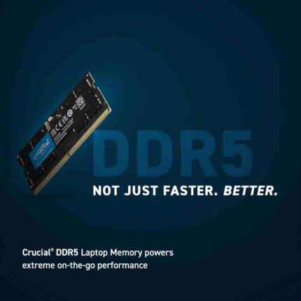 Crucial RAM 16GB DDR5 4800MHz CL40 Laptop Memory CT16G48C40S5