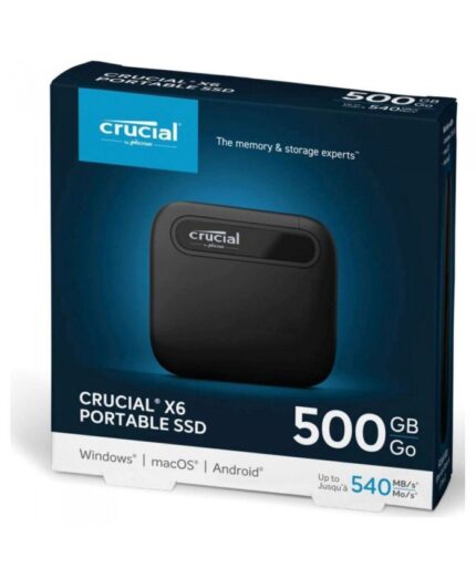 Crucial X6 500GB PORTABLE SSD CT500X6SSD9