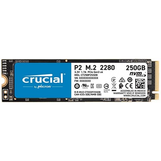 Crucial NVME SSD P2 250G CT250P2SSD8