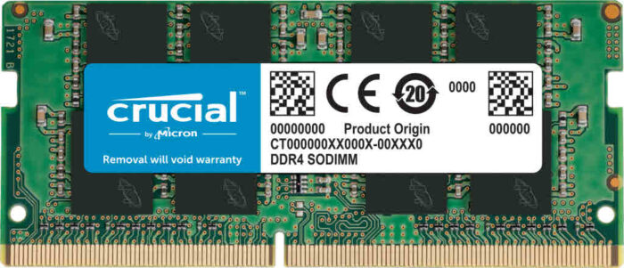Crucial RAM 8GB DDR4 3200 MHz CL22 Laptop Memory CT8G4SFRA32A