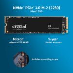 Crucial P3 SSD NVME