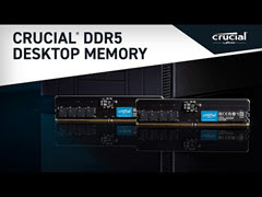 CRUCIAL 32GB PC RAM DDR5 4800MHZ DESKTOP Memory CT32G48C40U5