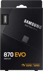 SAMSUNG 870 EVO 500GB MZ-77E500BW SATA 2.5 SSD