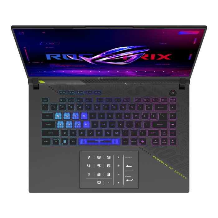 Asus ROG Strix G16 G614FM-RV169W 90NR0L17-M001B0 AMD Ryzen 9 9955HX 16 cores - RTX 5060 8GB - 16G DDR5 5600HZ - 1TB SSD - 16 FHD+ 165Hz IPS 100sRGB - Windows 11 - - Image 2