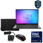 Asus ROG Zephyrus G16 GU605CR-QR232W ( 90NR0LZ5-M009S0 )  Intel Core Ultra 9 285H - NVIDIA RTX 5070 Ti 12GB - 32GB LPDDR5X 7467MHz - 2TB SSD - 16-Inch 2.5K OLED 240Hz - Windows 11 - Mouse - sleeve - type-c cable
